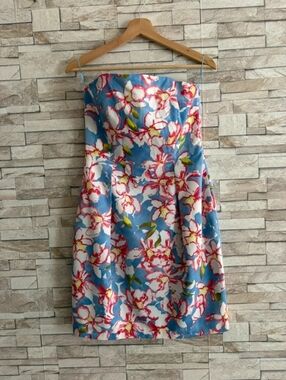 Floral Blue & White Summer Skirt
